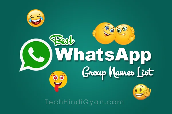 best whatsapp group names list